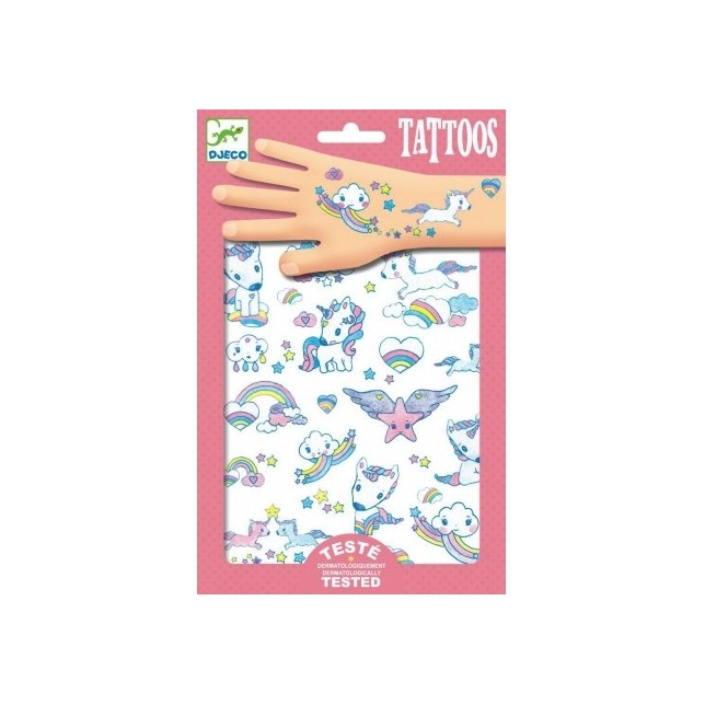 Djeco Laikinos tatuiruotės "Vienaragis"