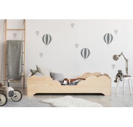 Viengulė lova vaikams - "Stilingi debesėliai"