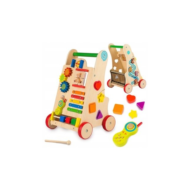 Spalvingas edukacinis stumdukas 6in1