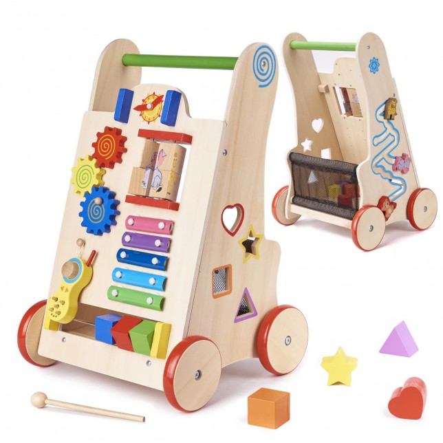 Spalvingas edukacinis stumdukas 6in1