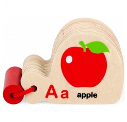 Edukaciniai žaislai raidelės ir paveikslėliai