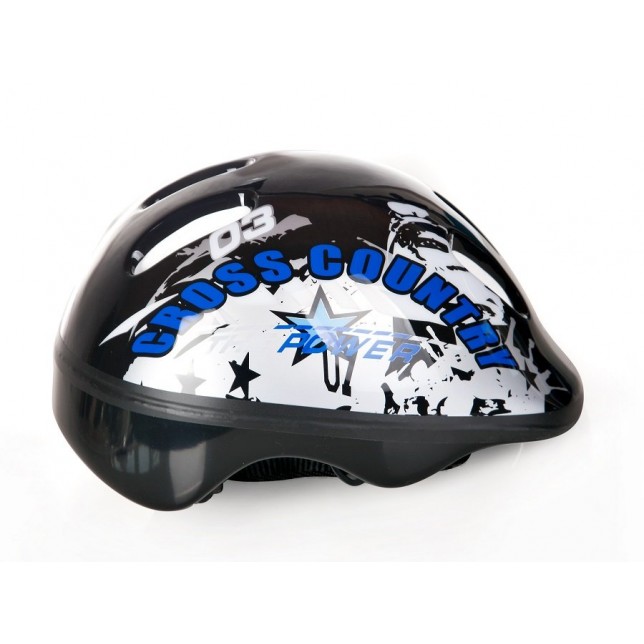 Tamsus šalmas - "Runner Blue" M / 55-58 cm