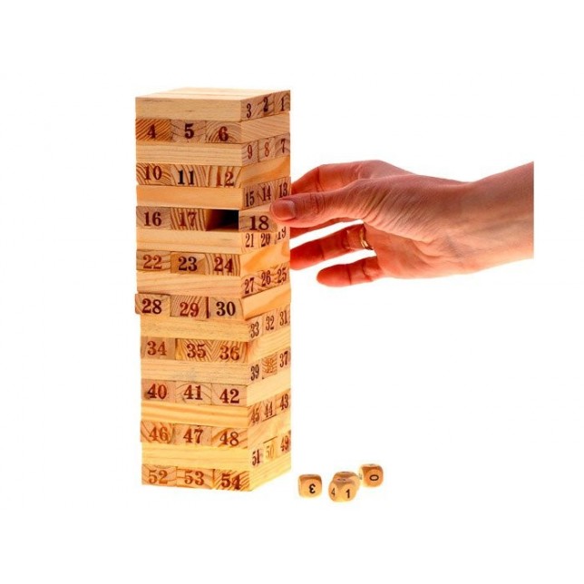 Kelioninis mini "Jenga" žaidimas