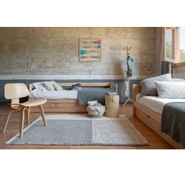 Vilnos kilimas "Kaia Smoke Blue" 120x170cm