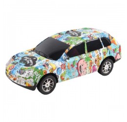 Vaikiška mašinėlė - spalvingas automobilis