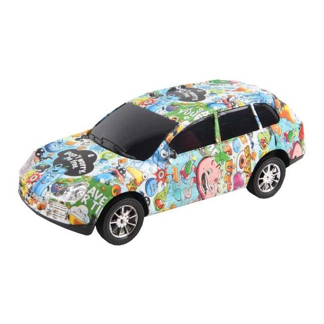 Vaikiška mašinėlė - spalvingas automobilis