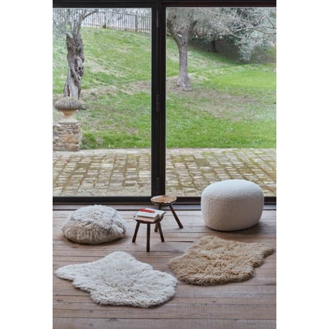Vilnos kilimas "Sheep Beige" 75x110cm