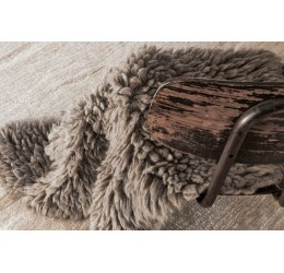 Vilnos kilimas "Sheep Grey" 75x110cm