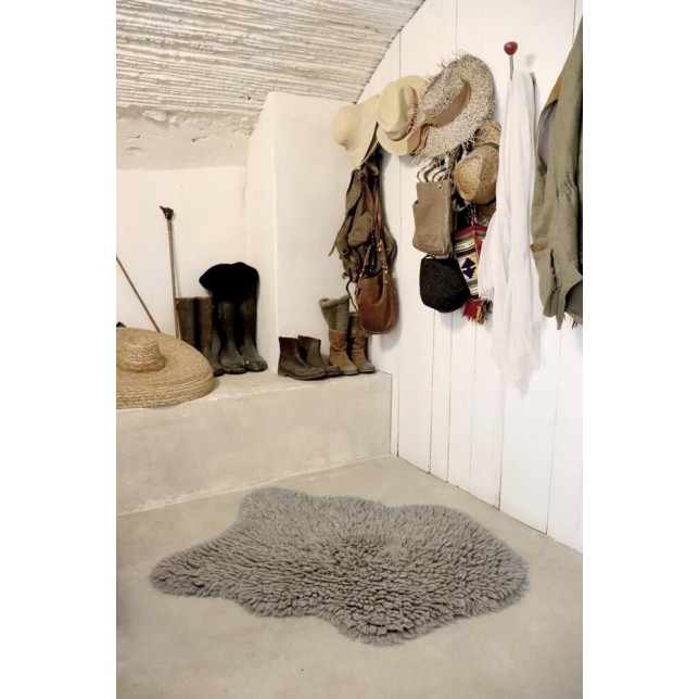 Vilnos kilimas "Sheep Grey" 75x110cm