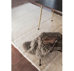 Baltas kilimas "Steppe" 240x170cm