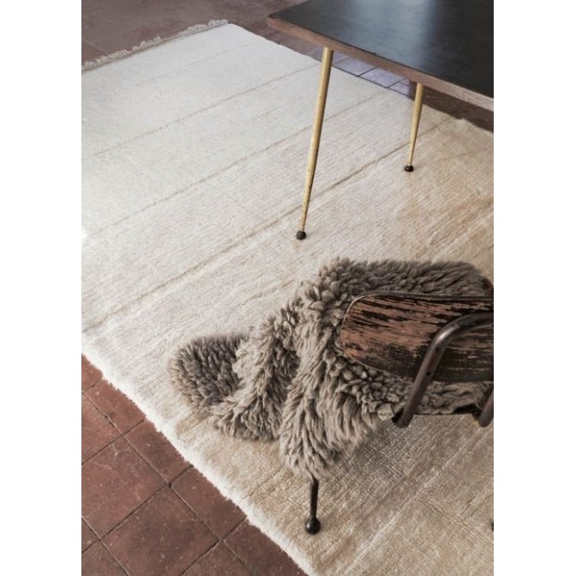 Baltas kilimas "Steppe" 240x170cm