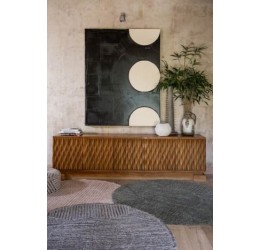 Vilnos kilimas "Rose Tea" Ø160cm