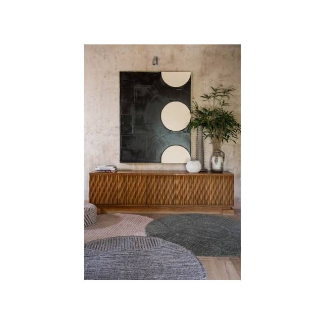 Vilnos kilimas "Rose Tea" Ø160cm