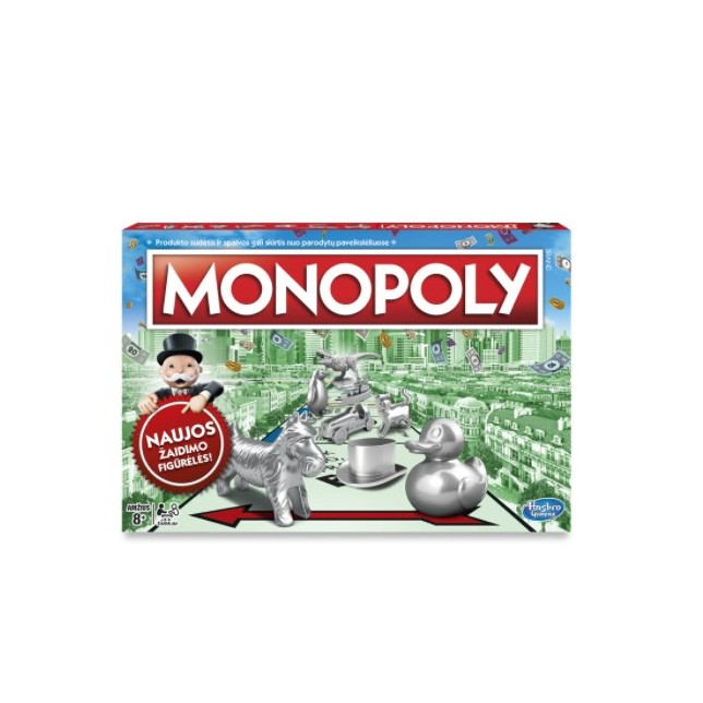 Klasikinis stalo žaidimas "Monopolis"