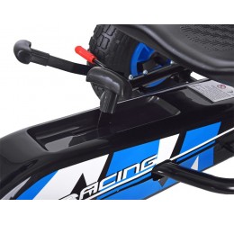Pedalais minamas mėlynas Go-kart automobilis