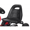 Pedalais minamas raudonas Go-kart automobilis