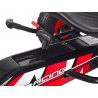 Pedalais minamas raudonas Go-kart automobilis