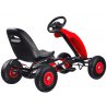 Pedalais minamas raudonas Go-kart automobilis
