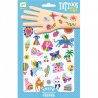 Tatuiruočių rinkinys "Vaivorykštė" 50+ vnt.