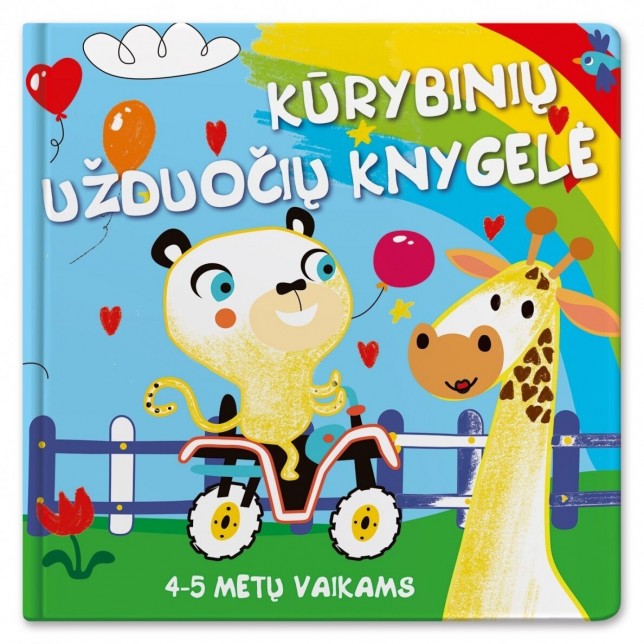 Knygelė kūrybinėms užduotims "Gyvūnėliai"