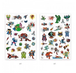 Tatuiruočių rinkinys "Superherojai" 50+vnt.
