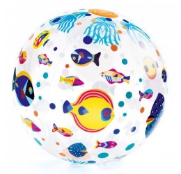 Pripučiamas kamuolys "Spalvingos žuvelės" 35 cm