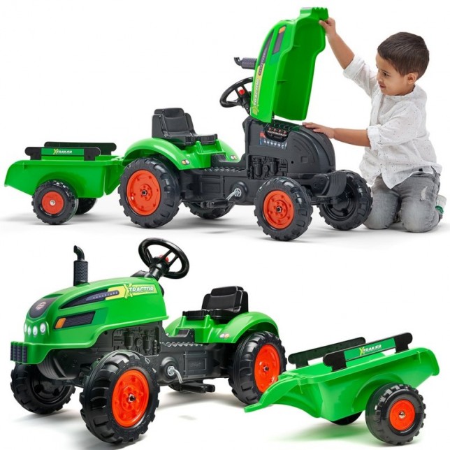 Minamas traktorius su priekaba "FALK  X Tractor"
