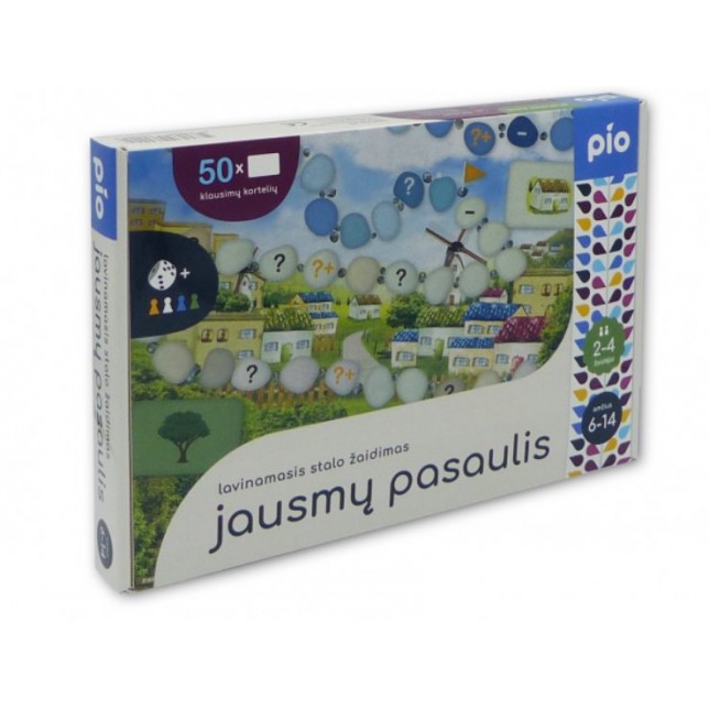Lietuviškas stalo žaidimas "Jausmai" 6+
