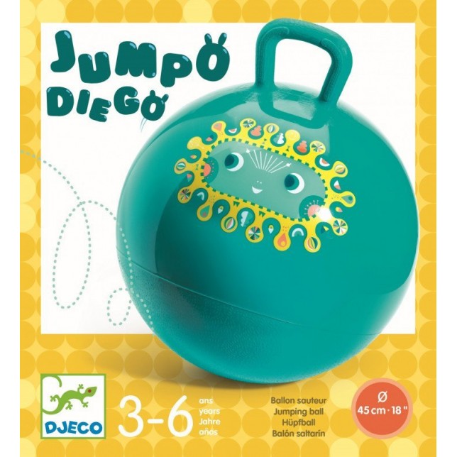 Šoklus mankštos kamuolys "Jumpo Diego"