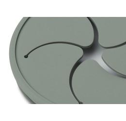 Silikoninis puodelis užkandžiams "Ash Green"