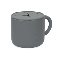 Silikoninis puodelis užkandžiams "Storm Grey"