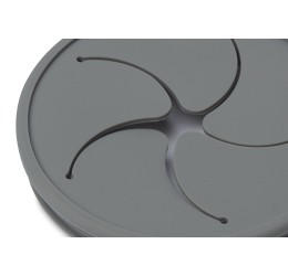 Silikoninis puodelis užkandžiams "Storm Grey"