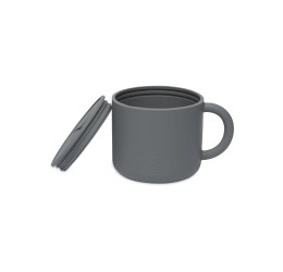 Silikoninis puodelis užkandžiams "Storm Grey"