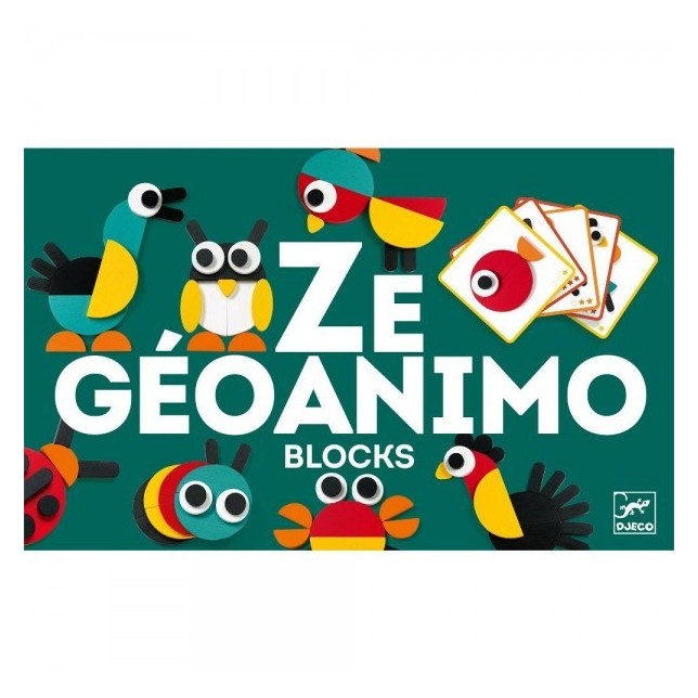Djeco medinių kaladėlių žaidimas 3+
