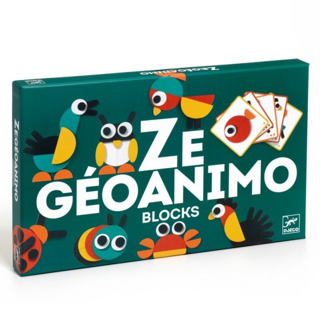 Djeco medinių kaladėlių žaidimas 3+