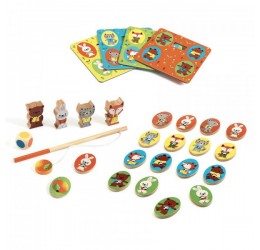 Žaidimų rinkinys "Ludo wood"