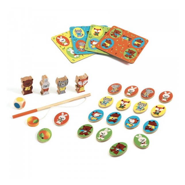Žaidimų rinkinys "Ludo wood"