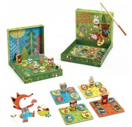 Žaidimų rinkinys "Ludo wood"