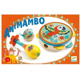 Vaikiškų muzikos instrumentų rinkinys "Animambo"