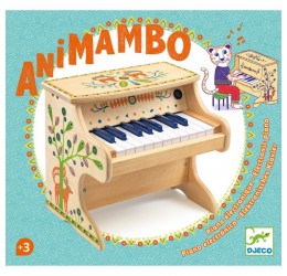 Medinis vaikiškas elektroninis pianinas