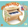 Medinis vaikiškas elektroninis pianinas