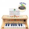 Medinis vaikiškas elektroninis pianinas