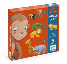 Didelė dėlionė "Mozetė ir draugai"