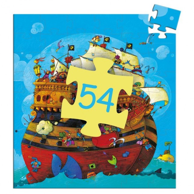 Djeco dėlionė "Piratų" 54d.