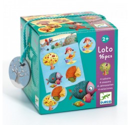 Djeco edukacinis žaidimas loto "Metų laikai" 2+