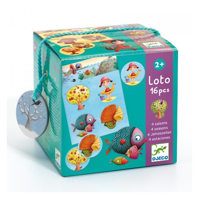 Djeco edukacinis žaidimas loto "Metų laikai" 2+