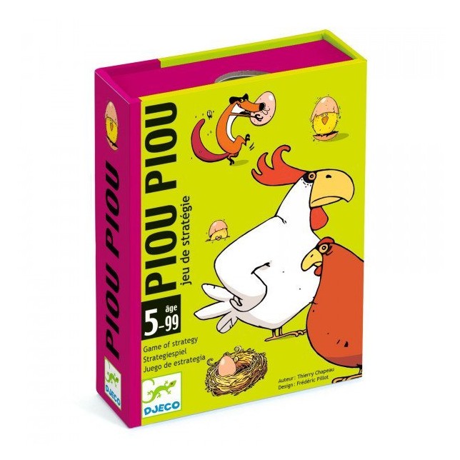 Djeco kortų žaidimas "Piou Piou" 5+