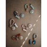 Mushie silikoninis dantų šepetėlis "Stone / Wind" (2 vnt.)