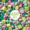 Djeco karoliukų vėrimo rinkinys "Gėlės"
