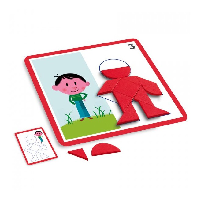 Djeco edukacinis žaidimas "Shapes" 3+